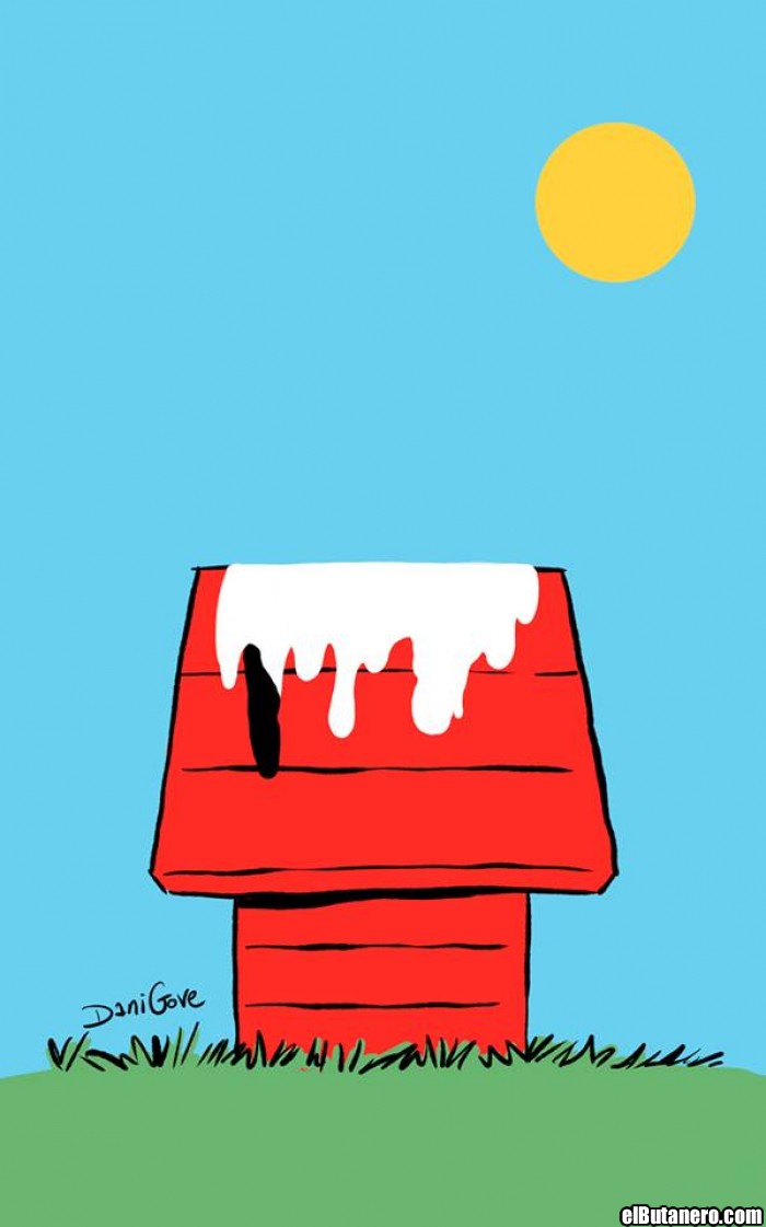 Snoopy y la ola de calor