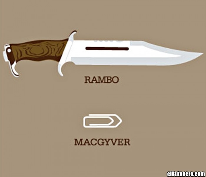 Rambo vs MacGyver 