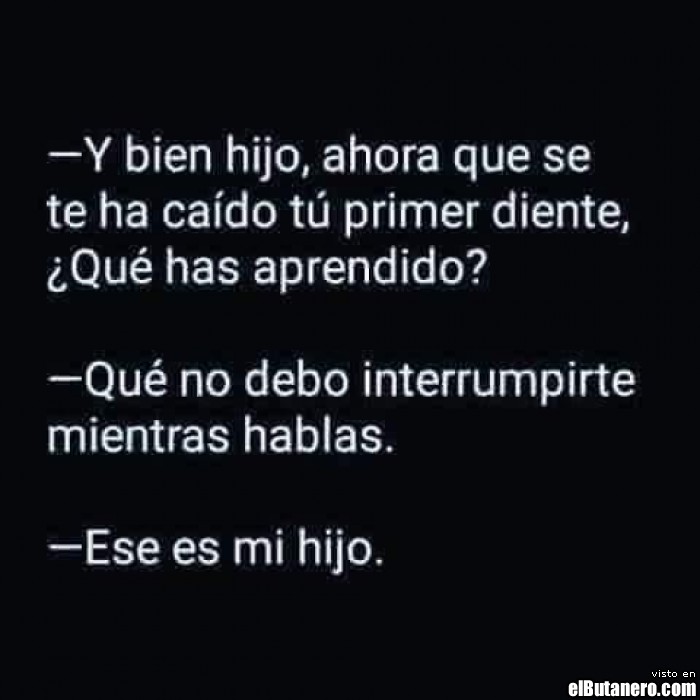 Ese es mi hijo!